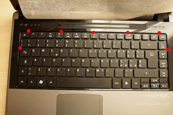 Unlock the keyboard