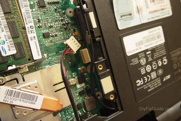 Disconnect the cable