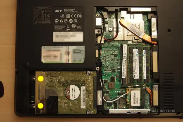 Remove screws