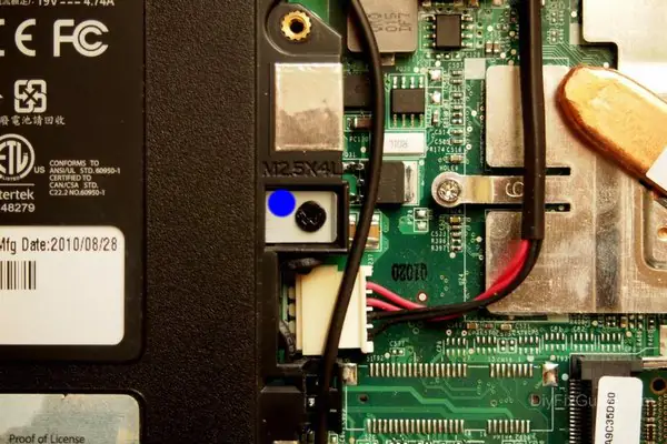 Remove optical drive screws
