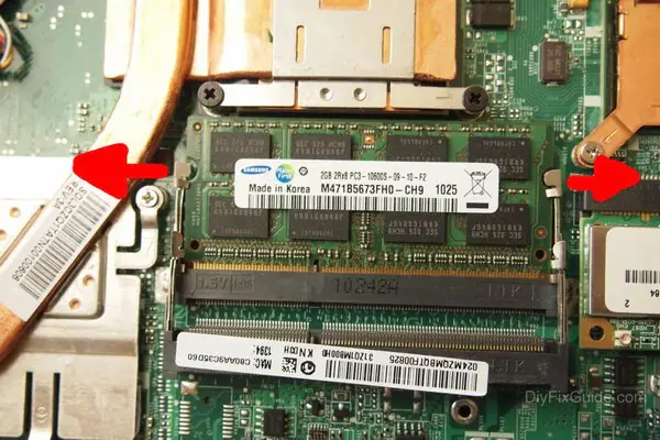 Remove the RAM