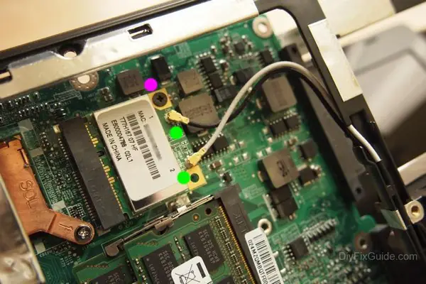 Remove the wireless card