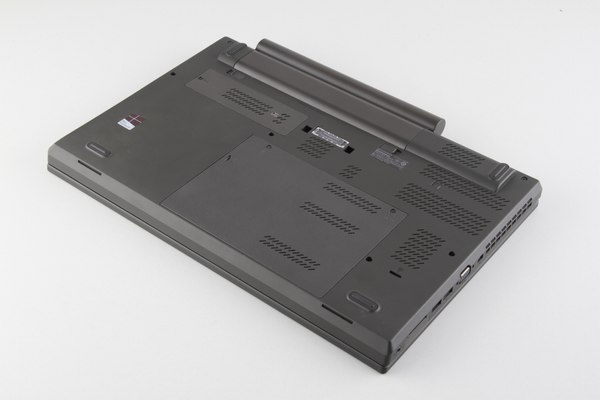 the back of Lenovo ThinkPad T540p