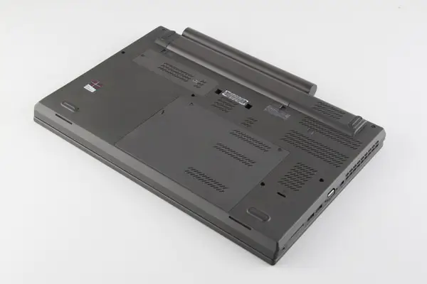 The back of the Lenovo ThinkPad T540p