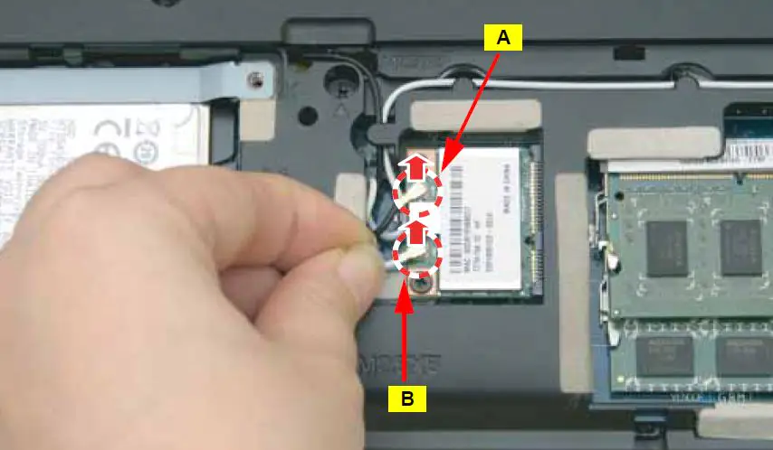 Unplug the two antennas