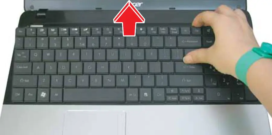 Flip the keyboard