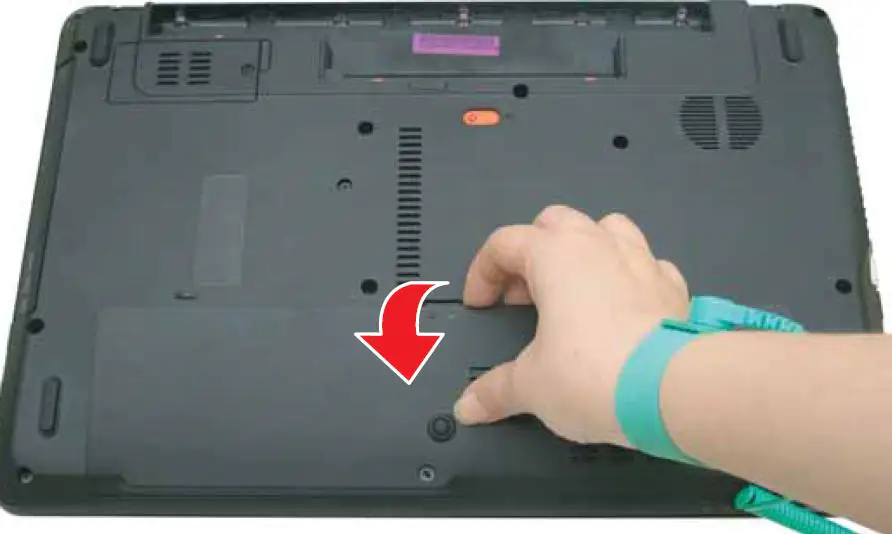 Remove the service cover