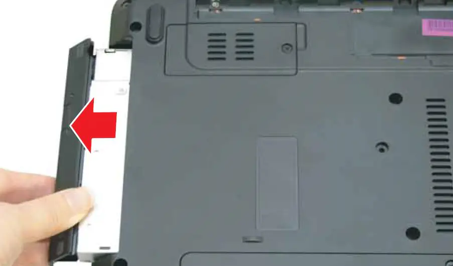 Remove the optical drive