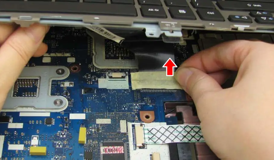Unplug the backlight cable