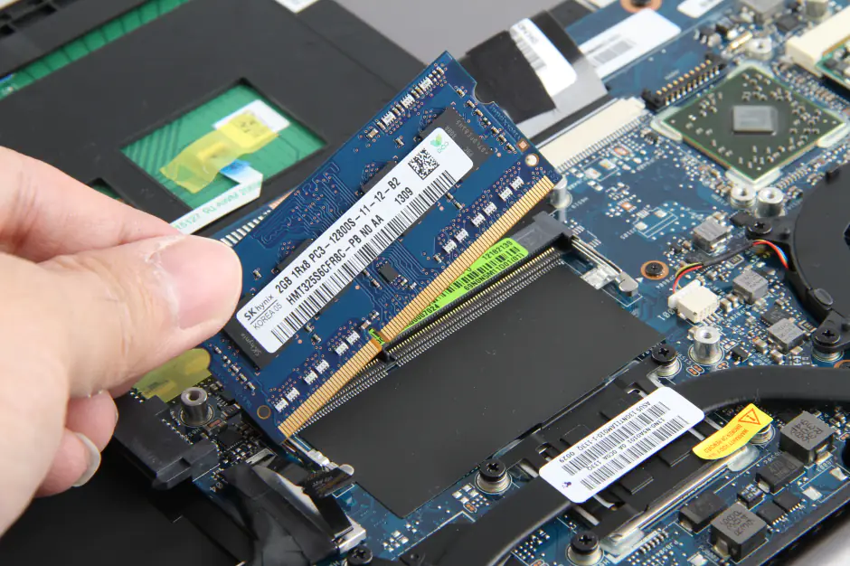 Remove the memory module