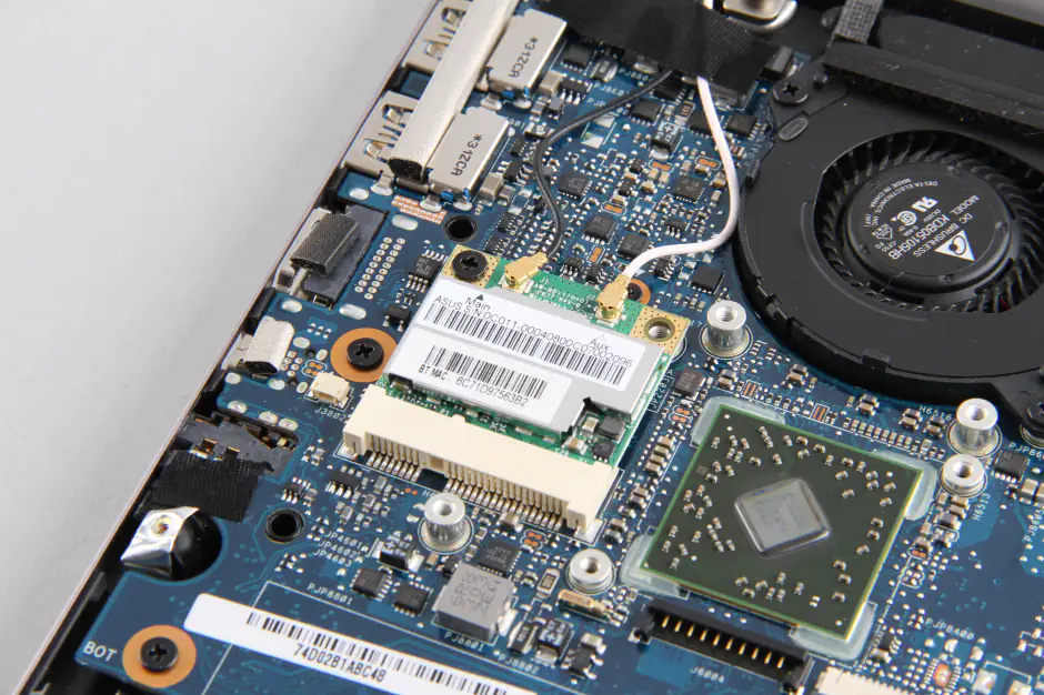 Remove the wireless card