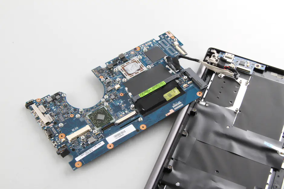 Remove the motherboard