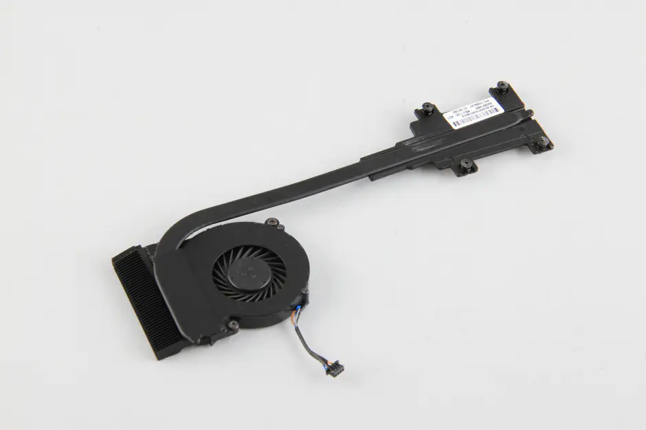 CPU fan and heat sink assembly