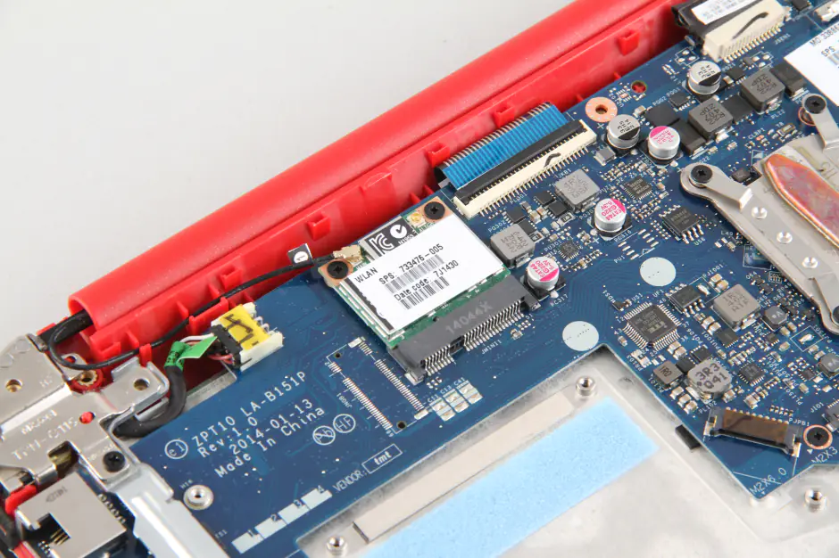 Remove the wireless card