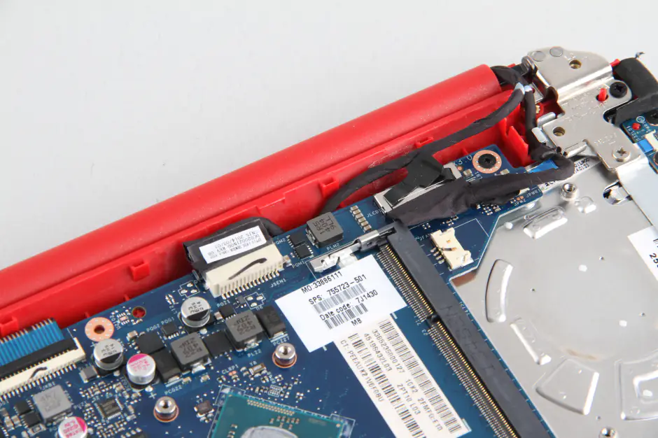 Remove all cables from the motherboard