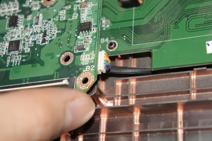 Remove the motherboard