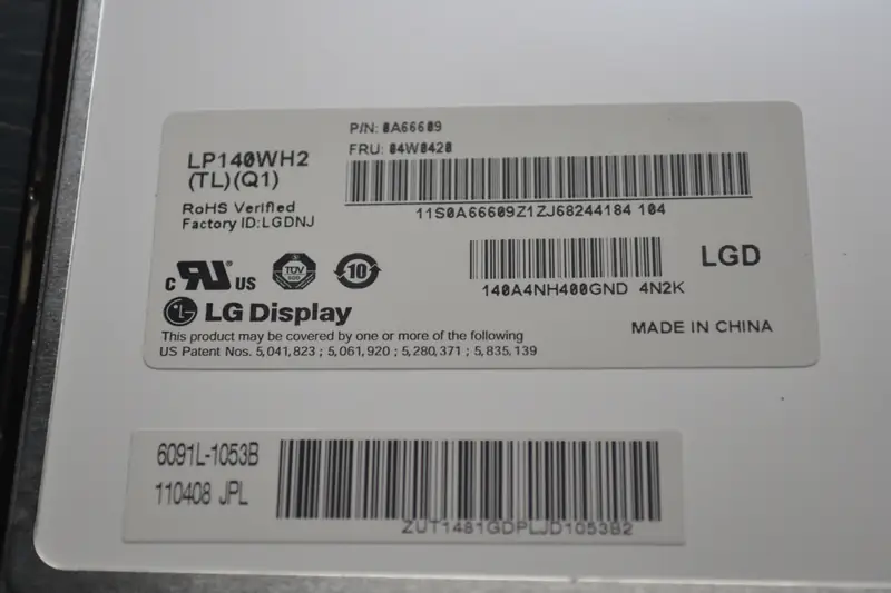 Lenovo IdeaPad Y470 Screen