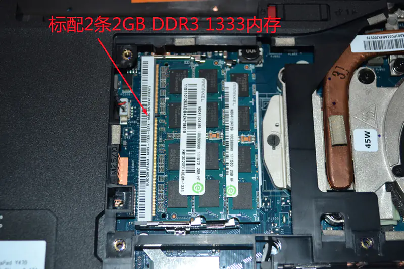 Lenovo IdeaPad Y470 RAM modules