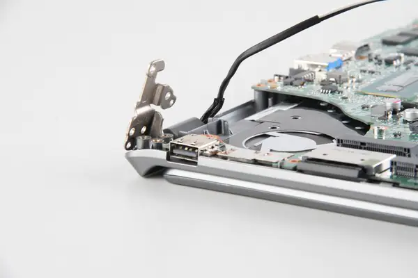 Remove the LCD hinges