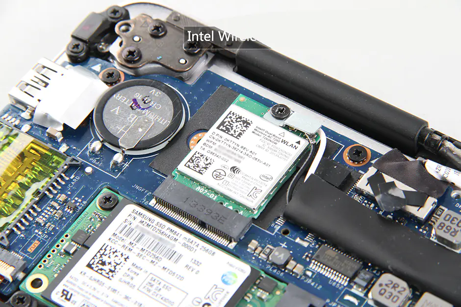 Remove wireless card