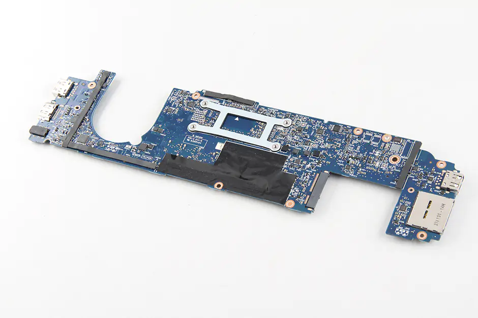 The back of the motherboard