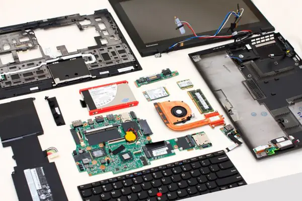 This is a group photo of all the parts
