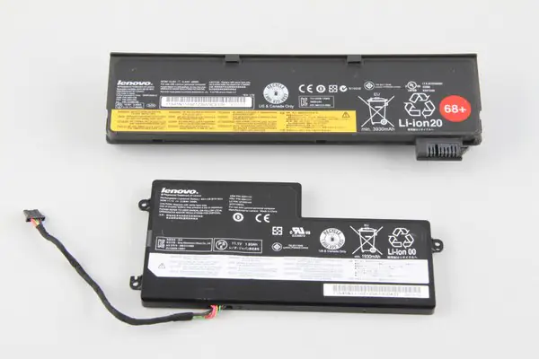 Internal battery and external battery