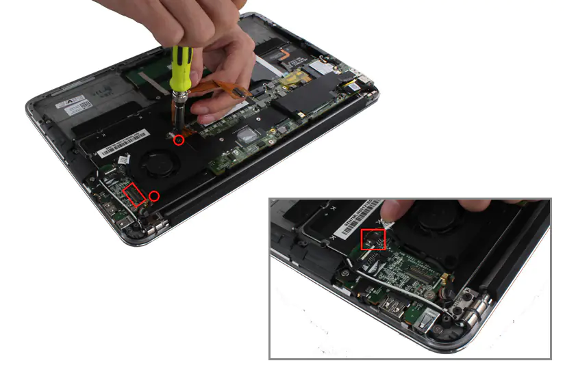 Remove the cooling fan