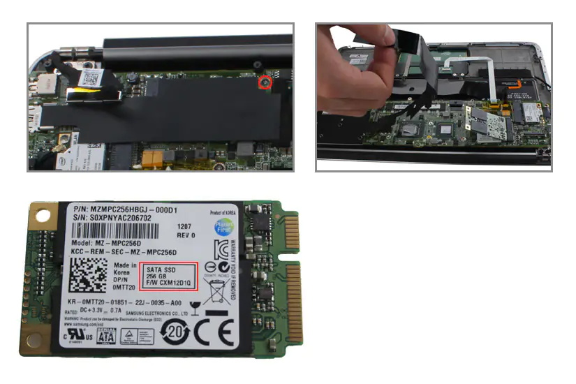 Remove the SSD