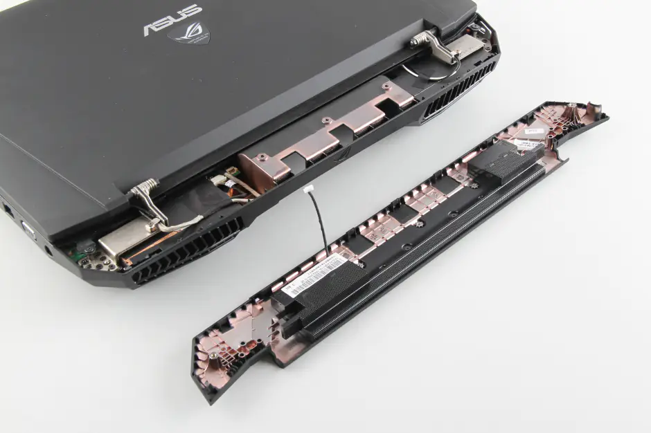 Remove the speaker module