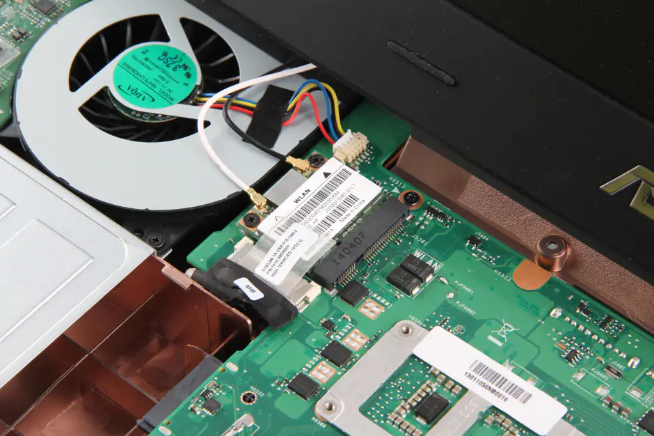 Remove the wireless card