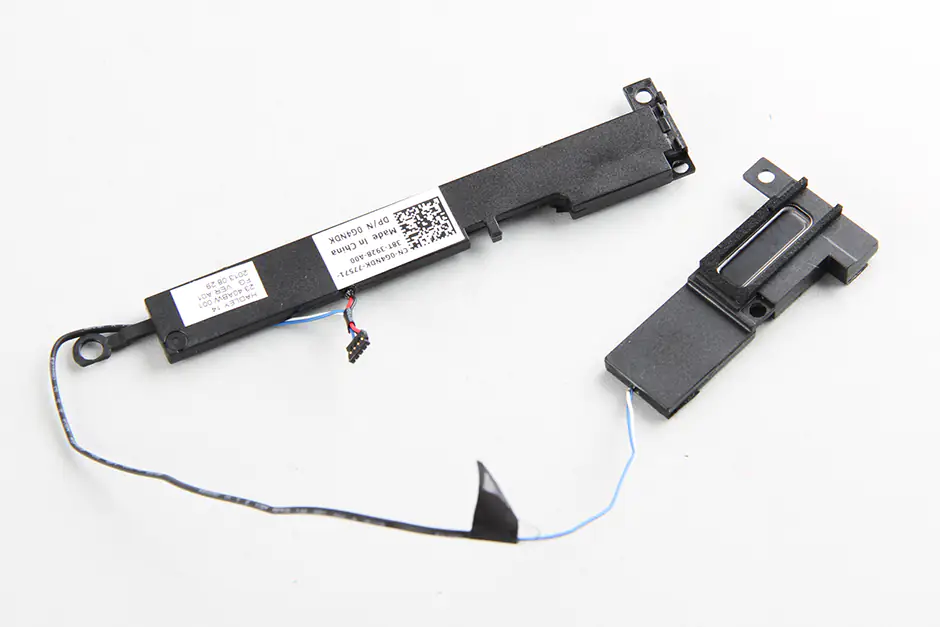 Close-up of the speaker modules