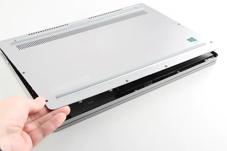 Remove the bottom cover