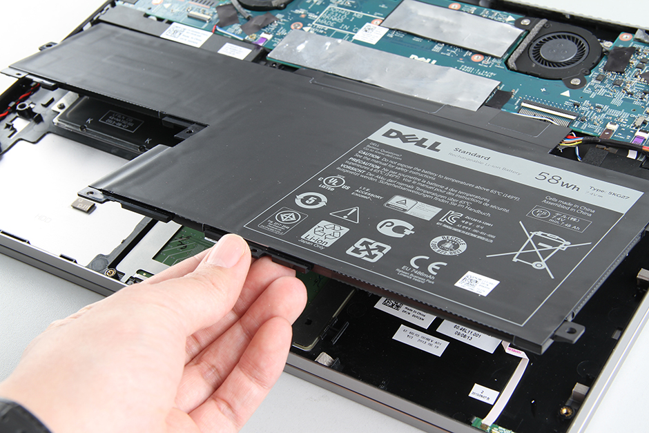 Dell Inspiron 14 7437 disassembly and SSD, RAM upgrade options