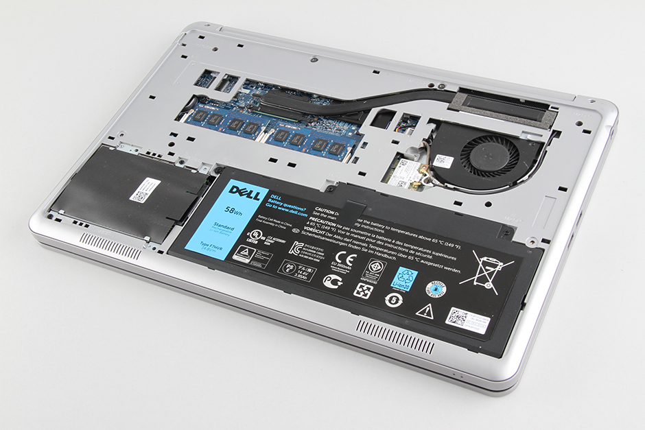 Dell Inspiron 15 7537 disassembly and RAM, HDD upgrade options |  