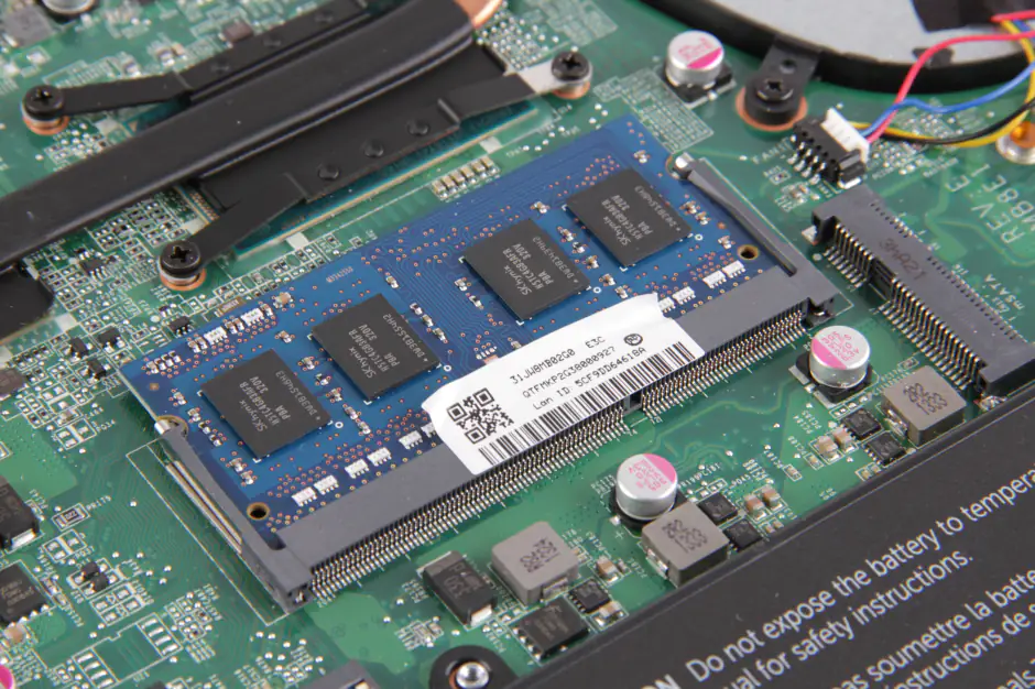 Remove the memory module