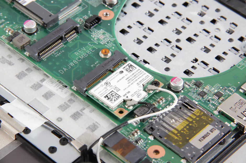 Remove the wireless card