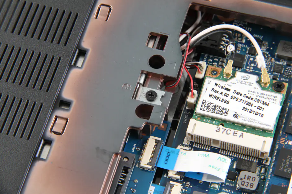 Remove the wireless card
