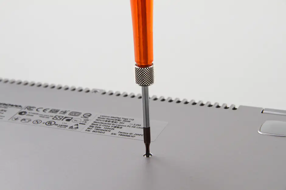 Remove all screws