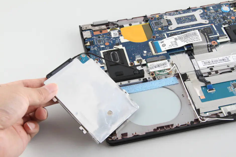 Disconnect the HDD cable