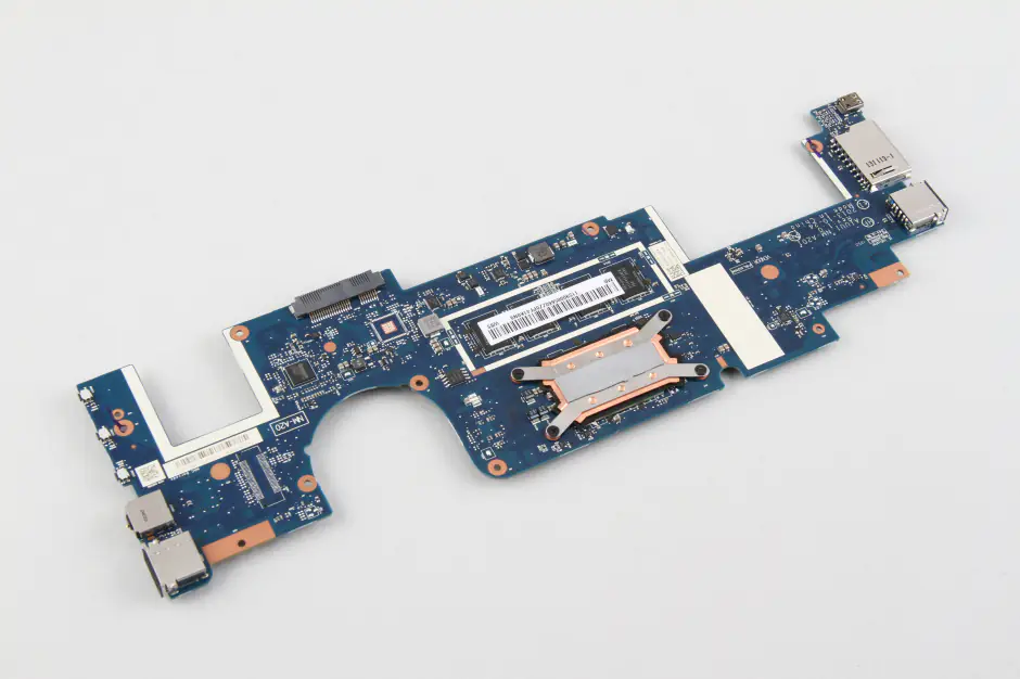 The back of the motherboard