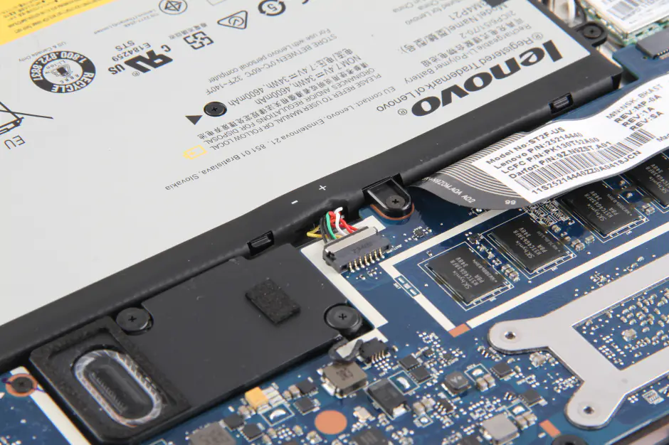 Disconnect the battery connector