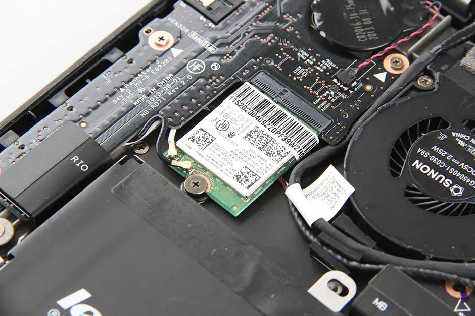 Remove the wireless card