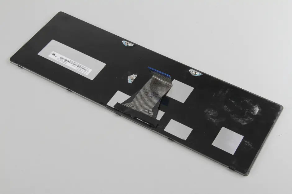 The back of the keyboard