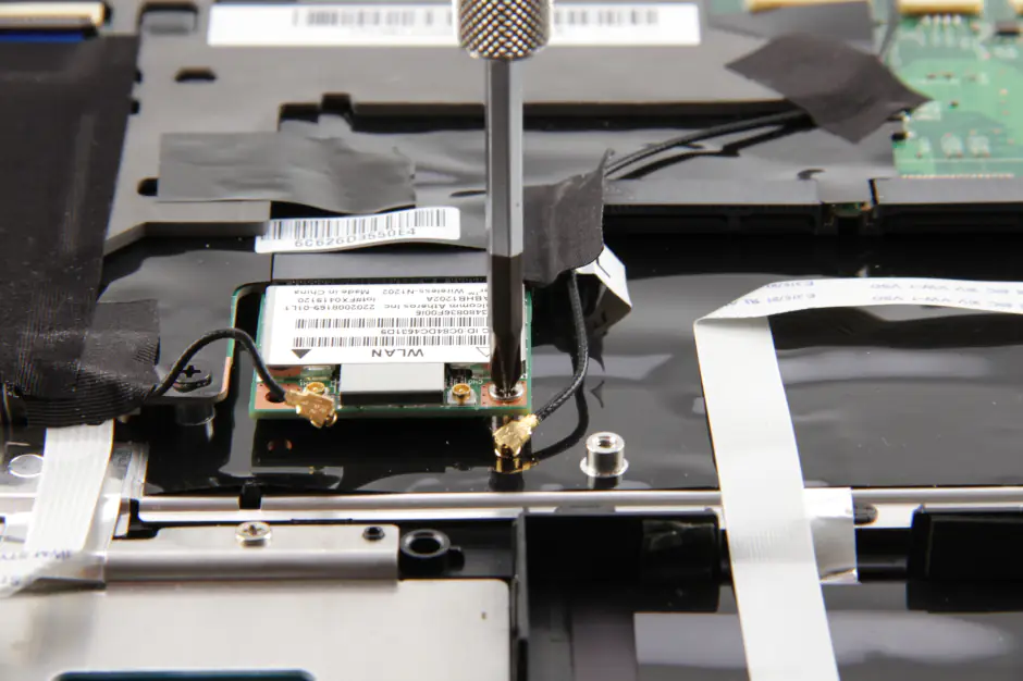 Remove the wireless card