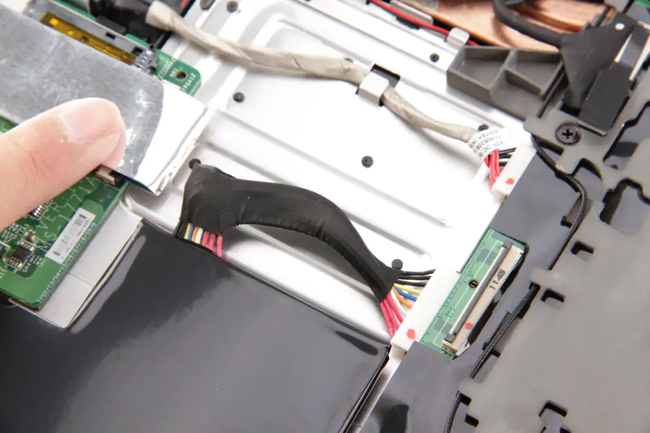 Disconnect the battery connector