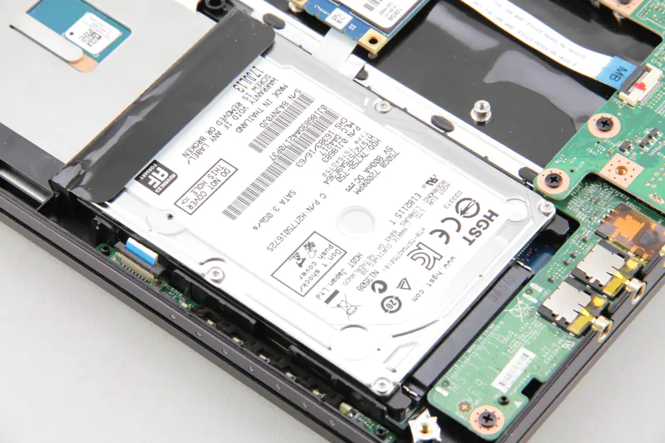 Remove the hard drive