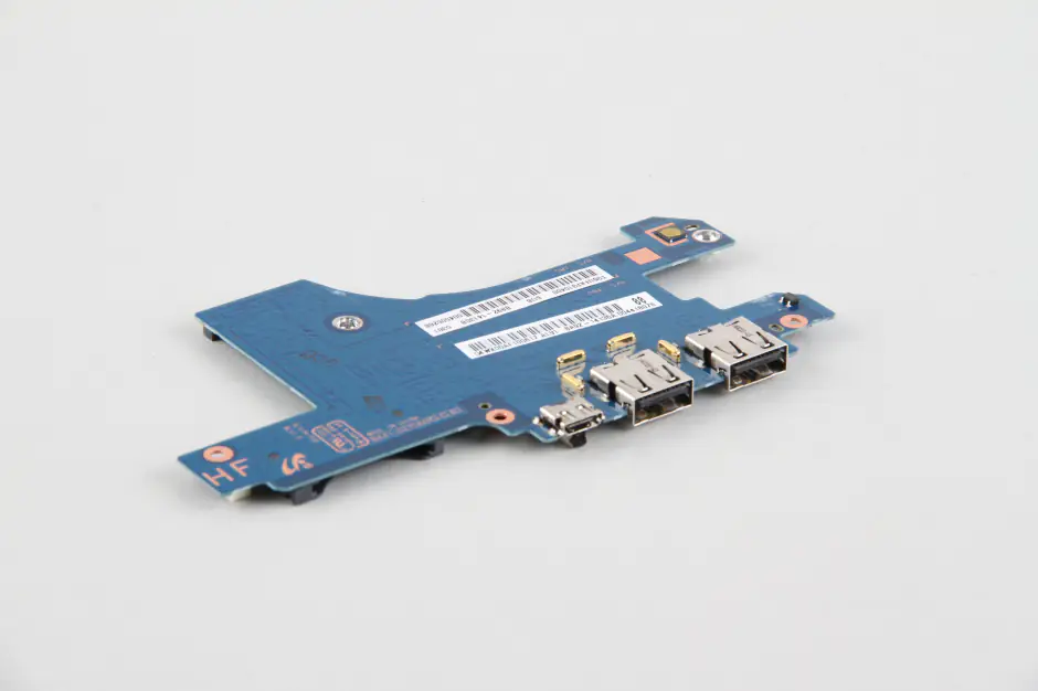 The back of the motherboard
