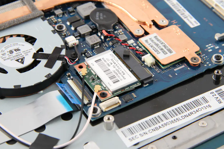 Remove the wireless card