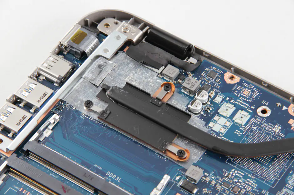 Remove the heat sink